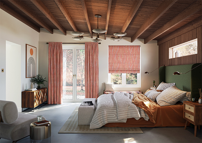 Willow Field, French Coral - Made to Measure Curtains - Image 14